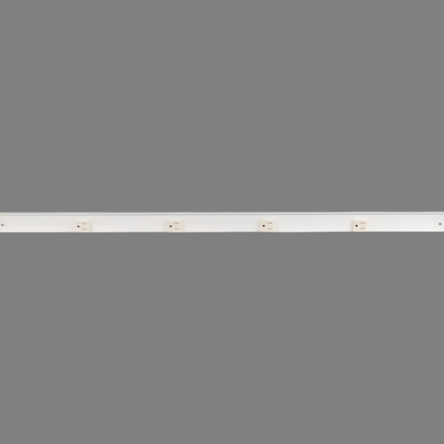 Sale Slim Angle Under Cabinet Outlet Power Strip | White Finish Power Strips