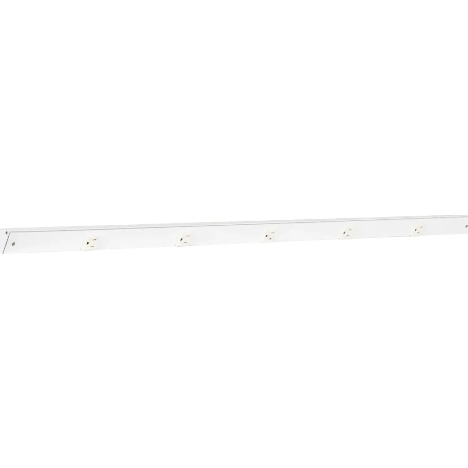 Sale Slim Angle Under Cabinet Outlet Power Strip | White Finish Power Strips