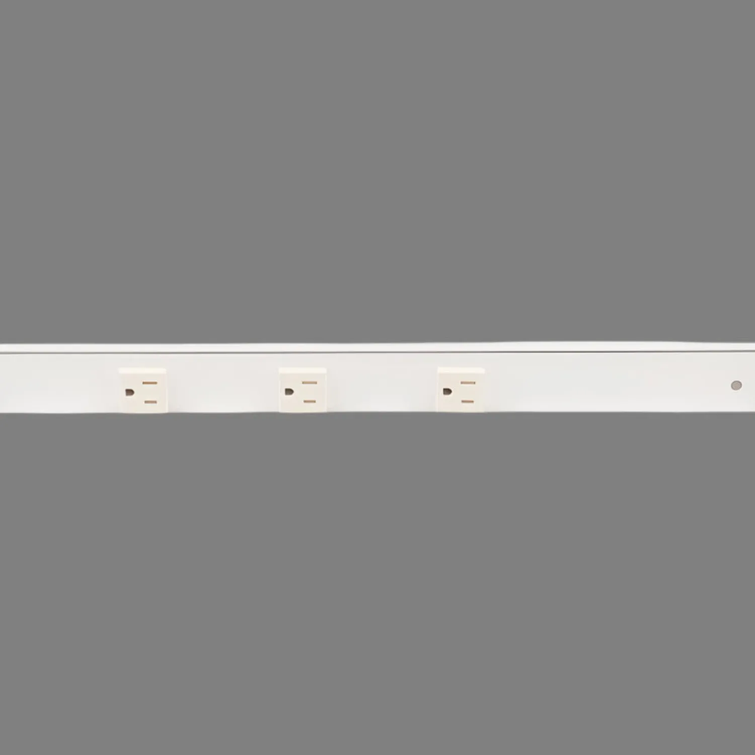Sale Slim Angle Under Cabinet Outlet Power Strip | White Finish Power Strips