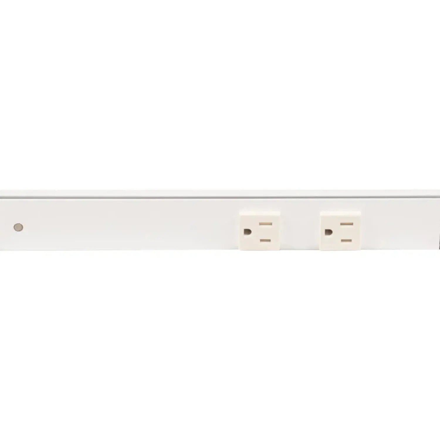 Sale Slim Angle Under Cabinet Outlet Power Strip | White Finish Power Strips