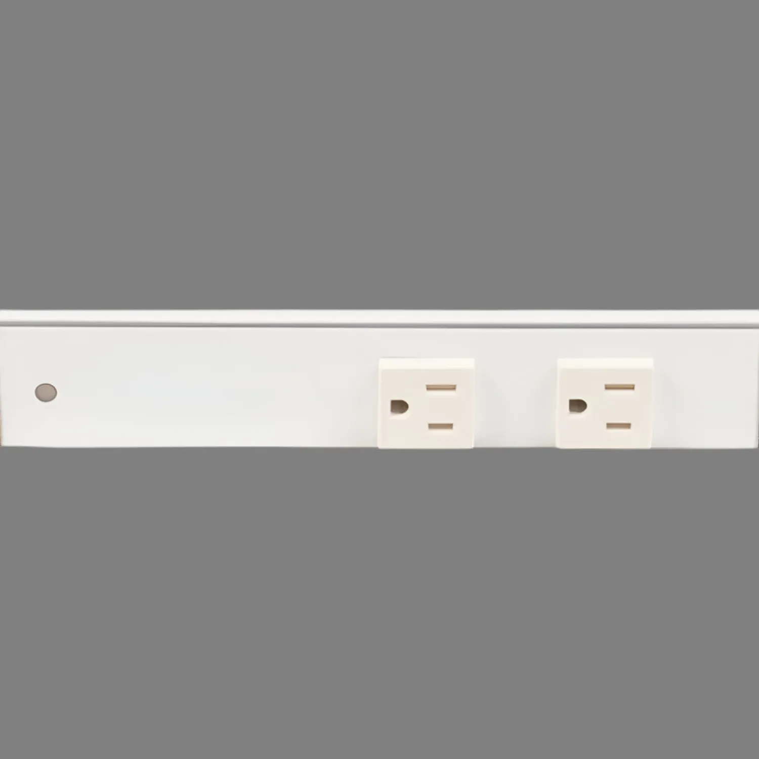 Sale Slim Angle Under Cabinet Outlet Power Strip | White Finish Power Strips