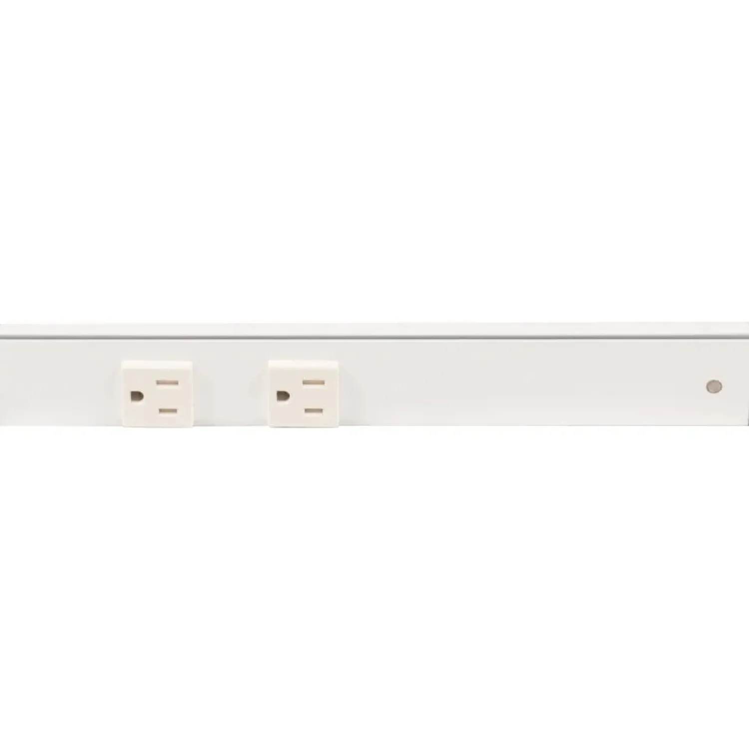 Sale Slim Angle Under Cabinet Outlet Power Strip | White Finish Power Strips
