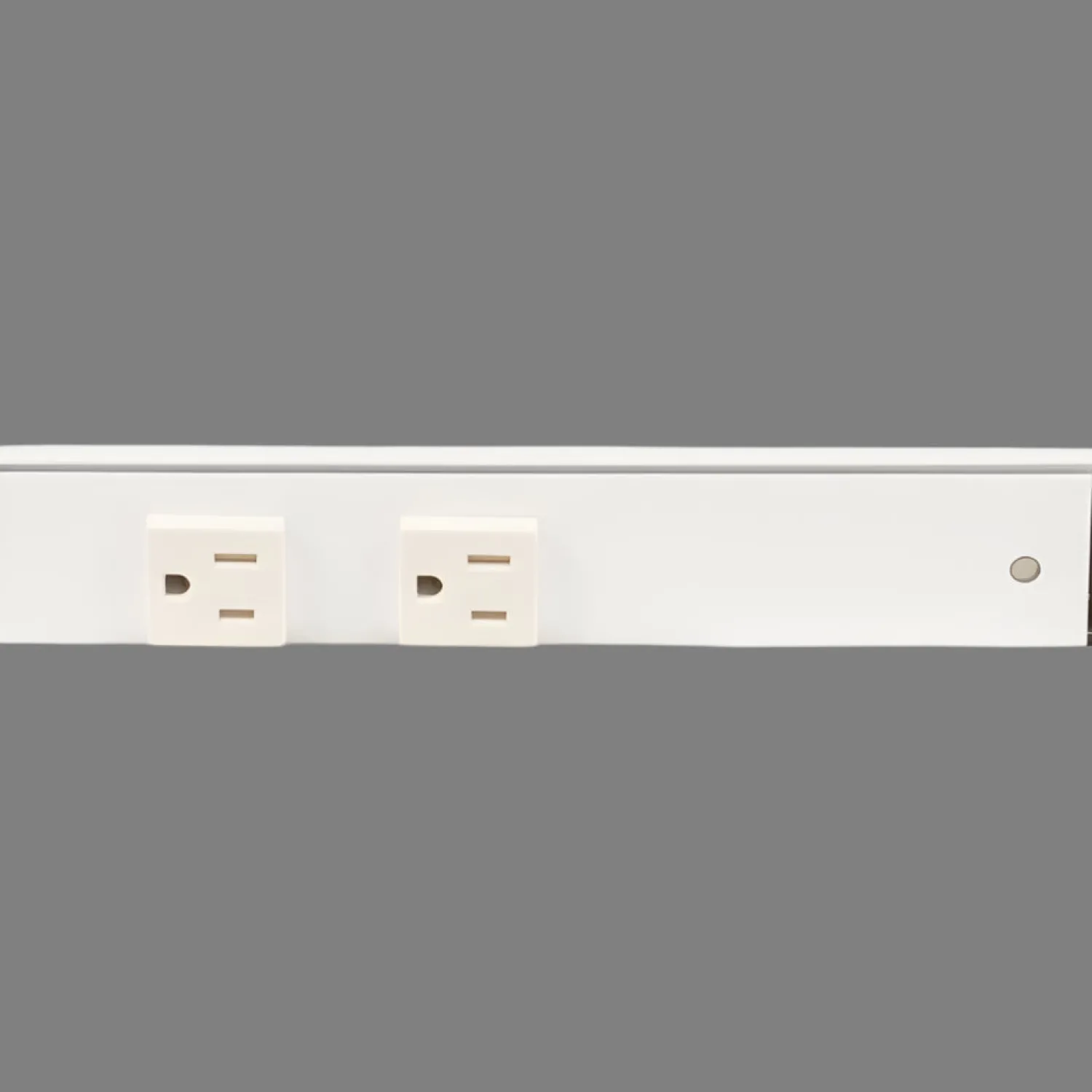 Sale Slim Angle Under Cabinet Outlet Power Strip | White Finish Power Strips