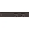 Hot Slim Angle Under Cabinet Outlet Power Strip | Black Finish Power Strips