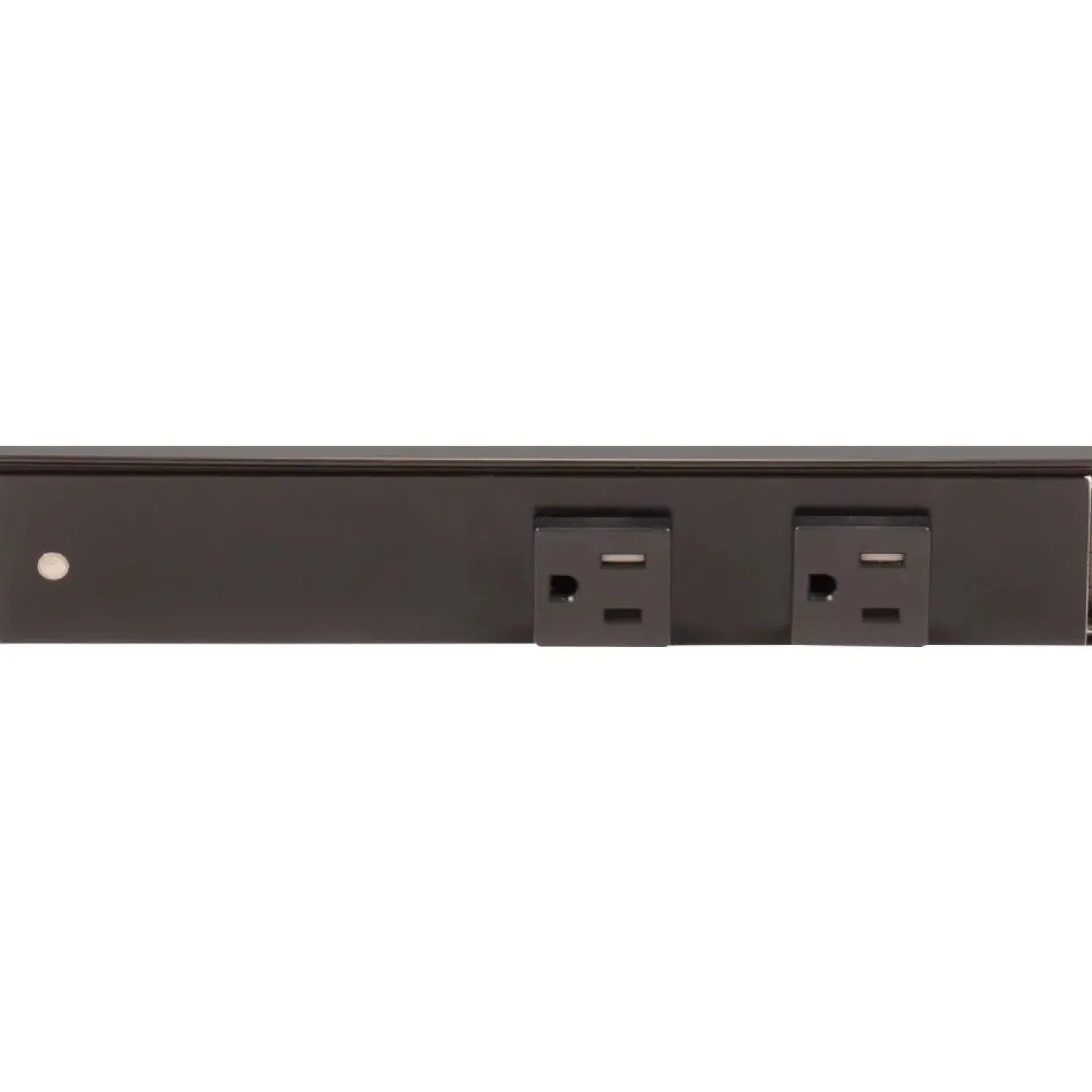 Hot Slim Angle Under Cabinet Outlet Power Strip | Black Finish Power Strips