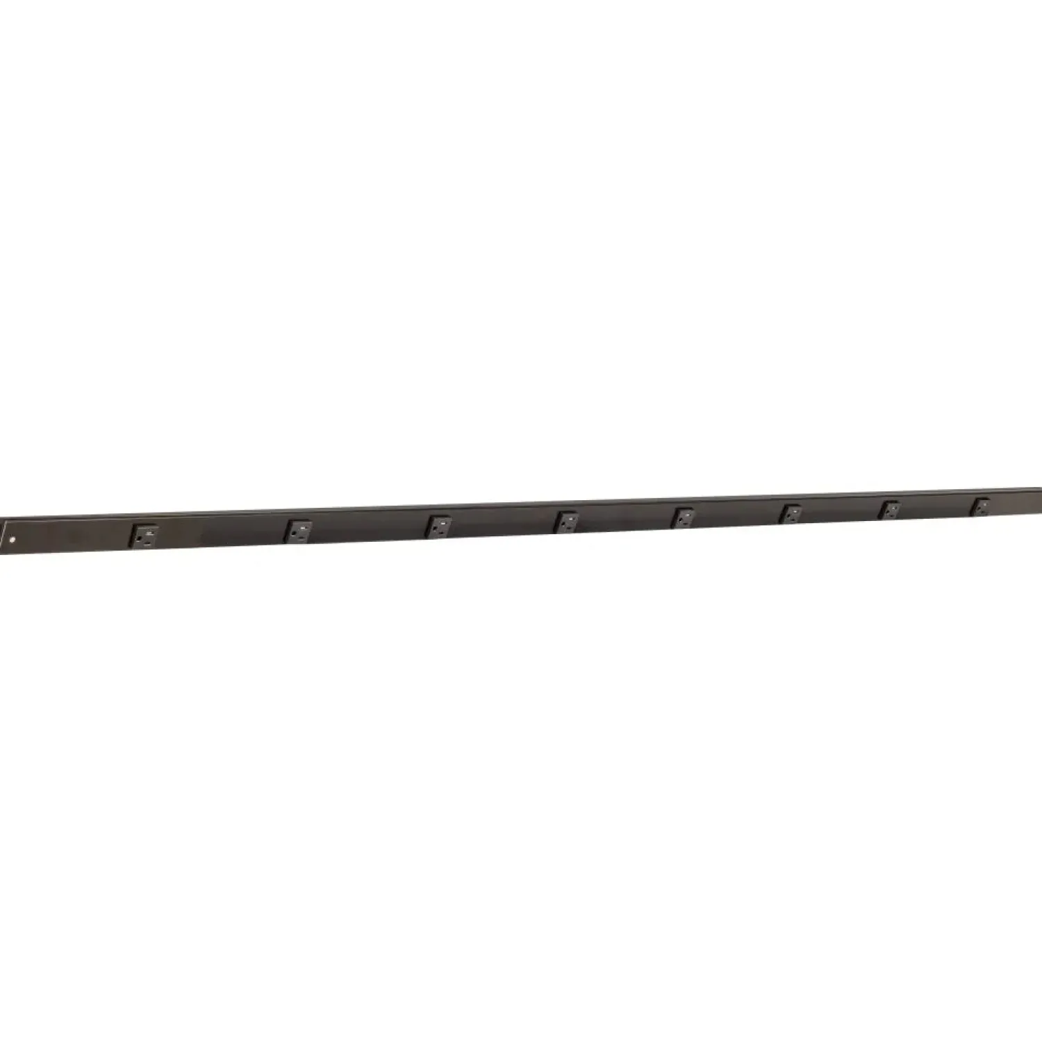 Hot Slim Angle Under Cabinet Outlet Power Strip | Black Finish Power Strips