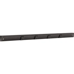 Hot Slim Angle Under Cabinet Outlet Power Strip | Black Finish Power Strips