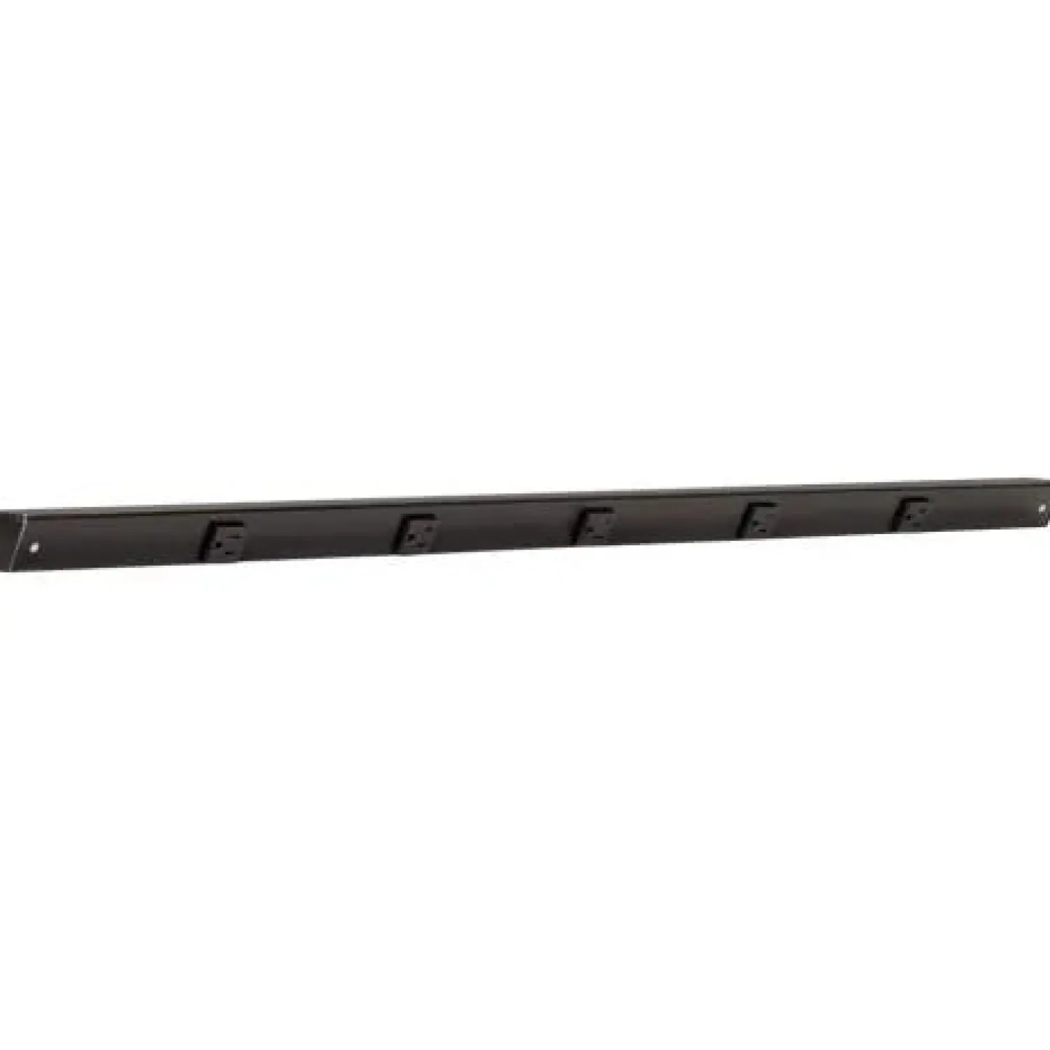 Hot Slim Angle Under Cabinet Outlet Power Strip | Black Finish Power Strips
