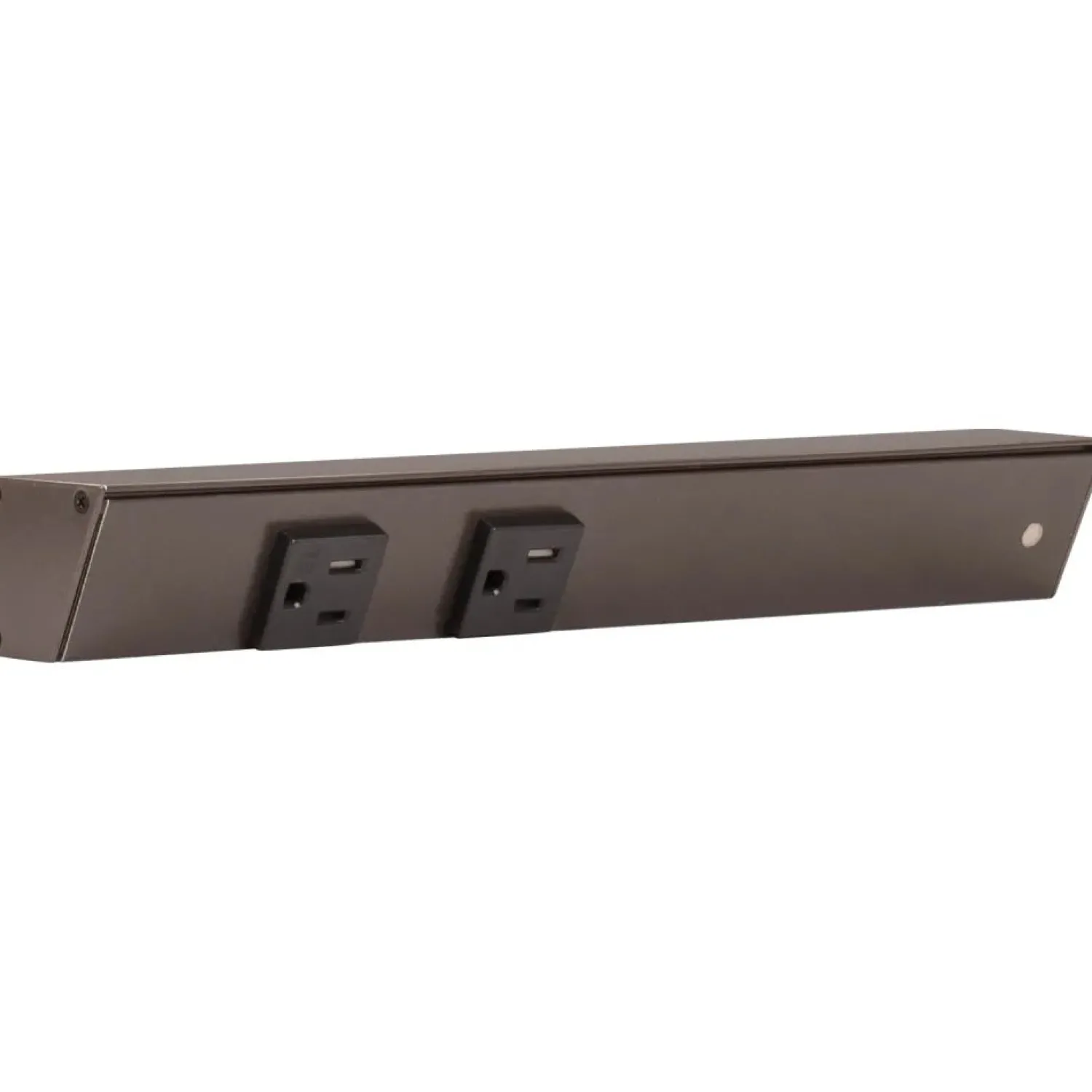 Online Slim Angle Under Cabinet Outlet Power Strip | Bronze Finish Power Strips