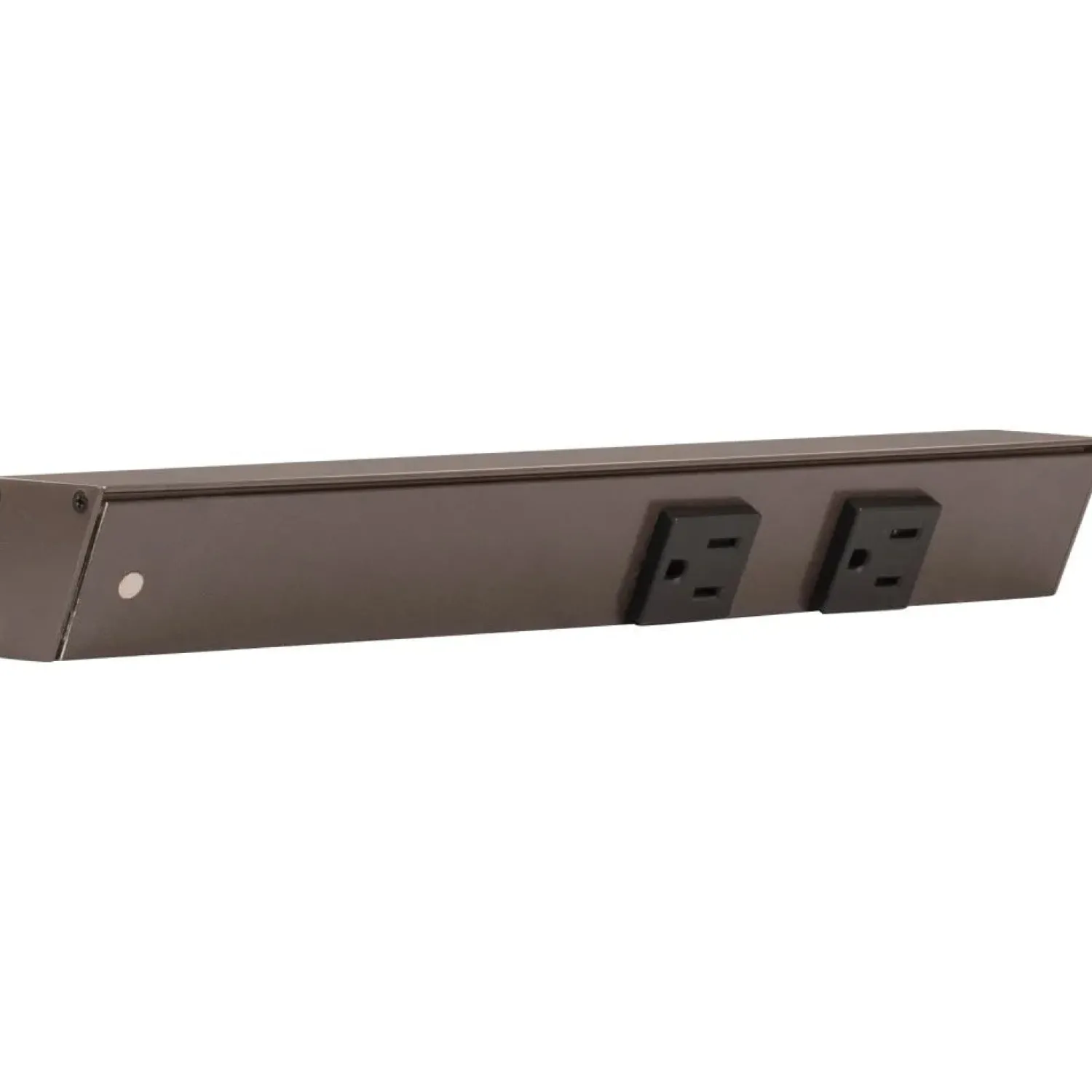 Online Slim Angle Under Cabinet Outlet Power Strip | Bronze Finish Power Strips