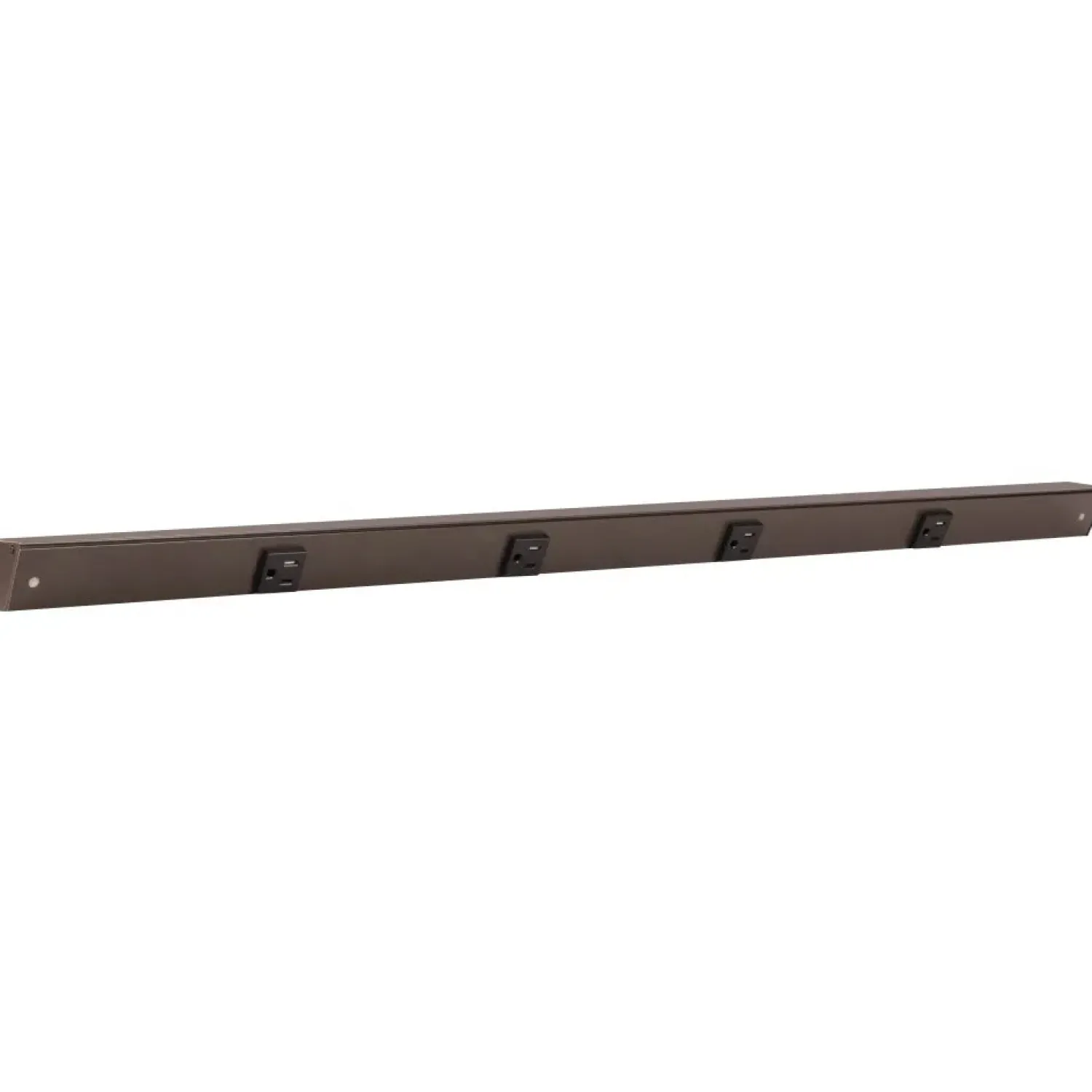 Online Slim Angle Under Cabinet Outlet Power Strip | Bronze Finish Power Strips
