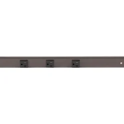 Online Slim Angle Under Cabinet Outlet Power Strip | Bronze Finish Power Strips