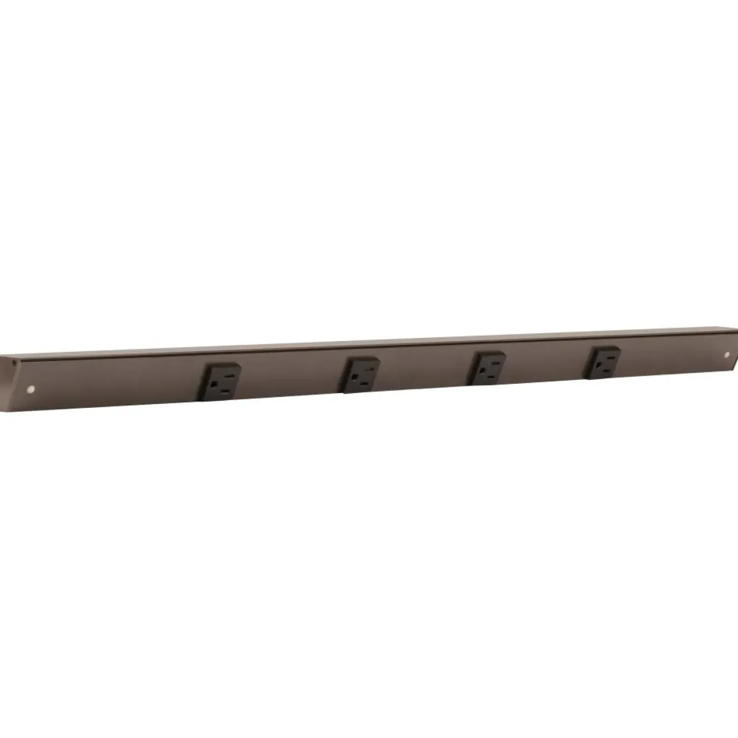 Online Slim Angle Under Cabinet Outlet Power Strip | Bronze Finish Power Strips