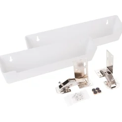 Hot 11" Slim Depth Plastic Tip-Out Tray Kit for Sink Front Storage & Organization
