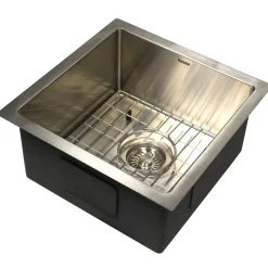 New 15" Square Marine-Grade Stainless Outdoor Undermount Prep Sink Outdoor Sinks & Accessories|Laundry Room Chevron Down Icon
