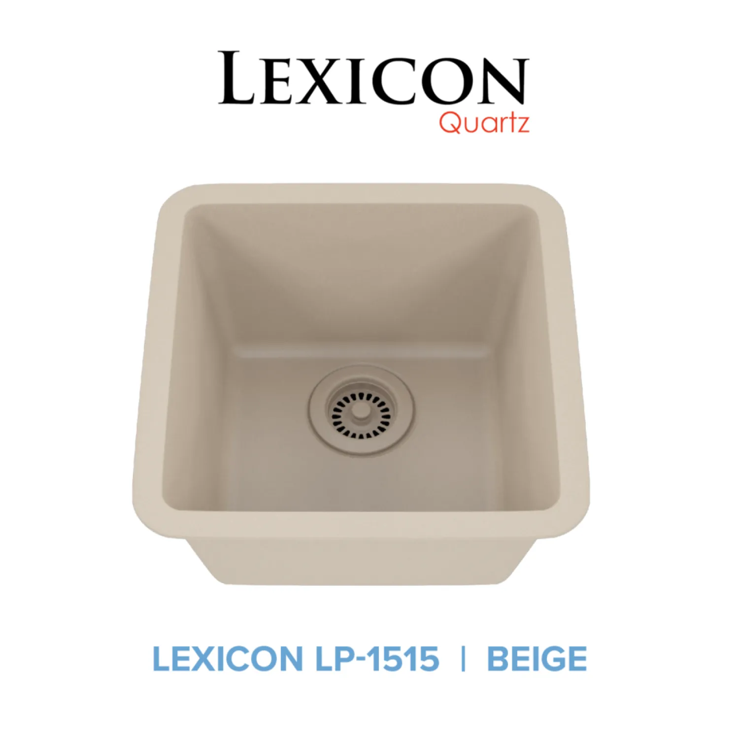 Square Quartz Composite Bar/Prep Sink Single Bowl Sinks|Undermount Sinks