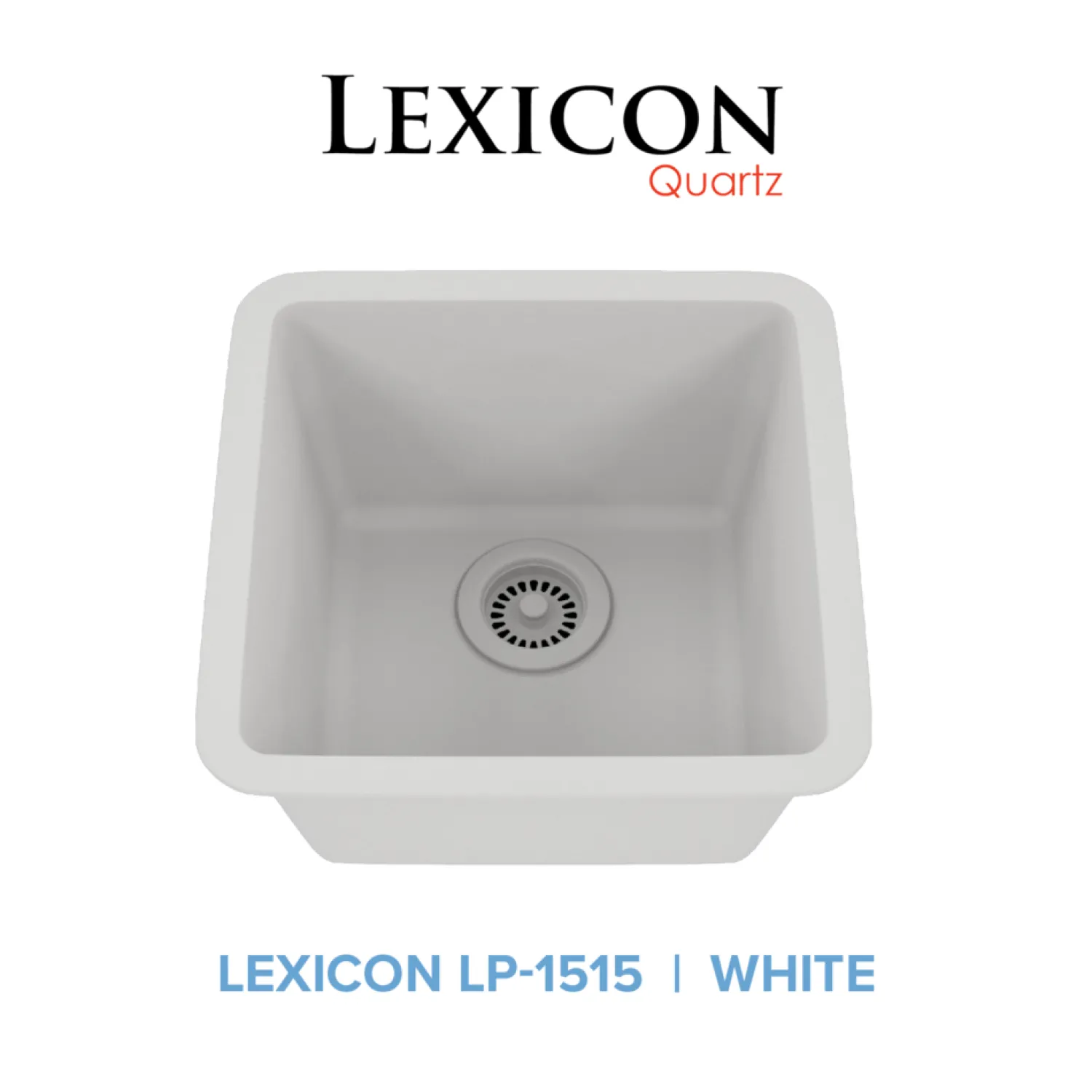 Square Quartz Composite Bar/Prep Sink Single Bowl Sinks|Undermount Sinks