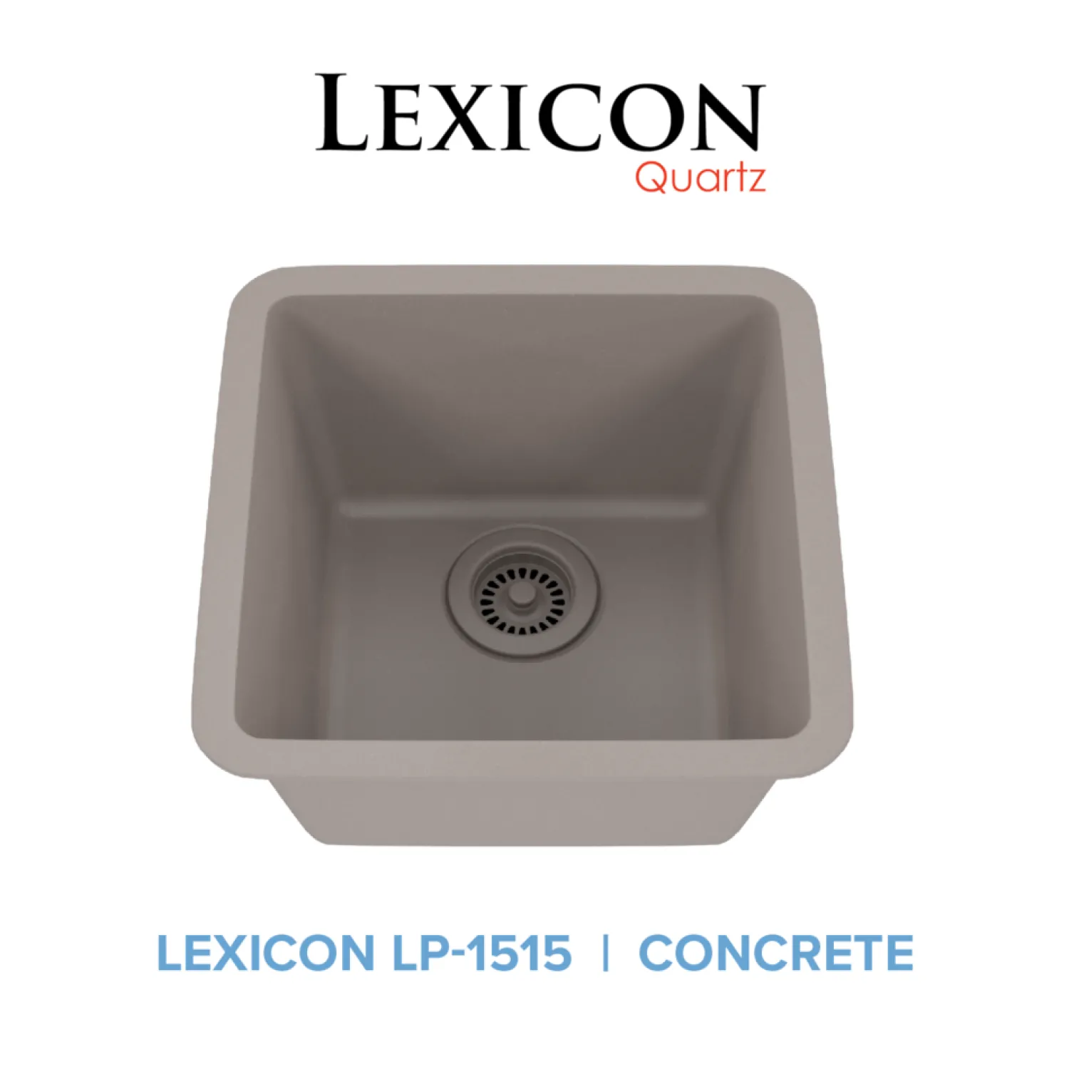 Square Quartz Composite Bar/Prep Sink Single Bowl Sinks|Undermount Sinks