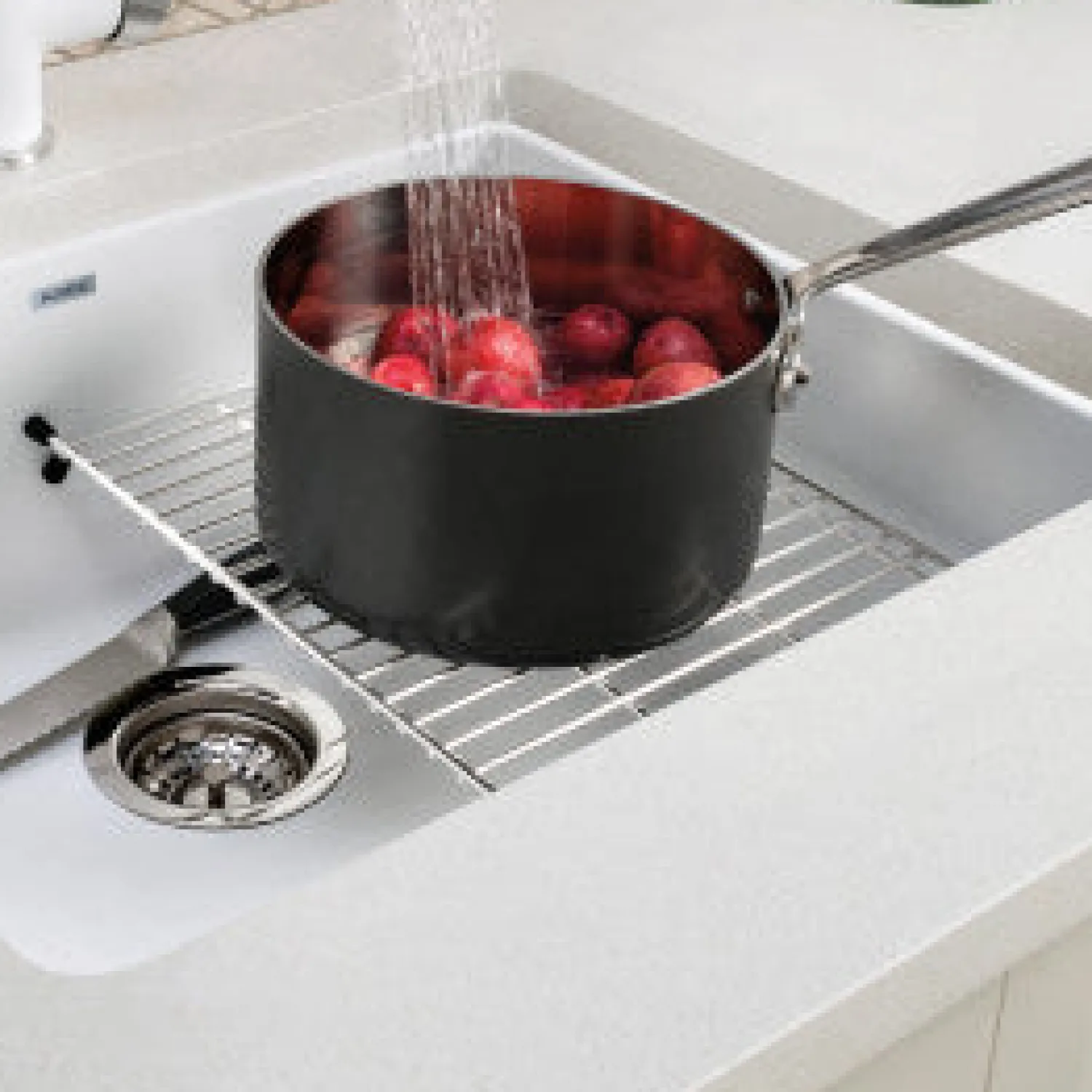 Stainless Steel Floating Grid for Precis 60/40, 50/50, CASCADE, 21", 24" & 27" Sinks Bottom Grids