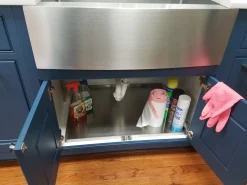 New Stainless Steel Sink Base Tray Maintenance & Installation