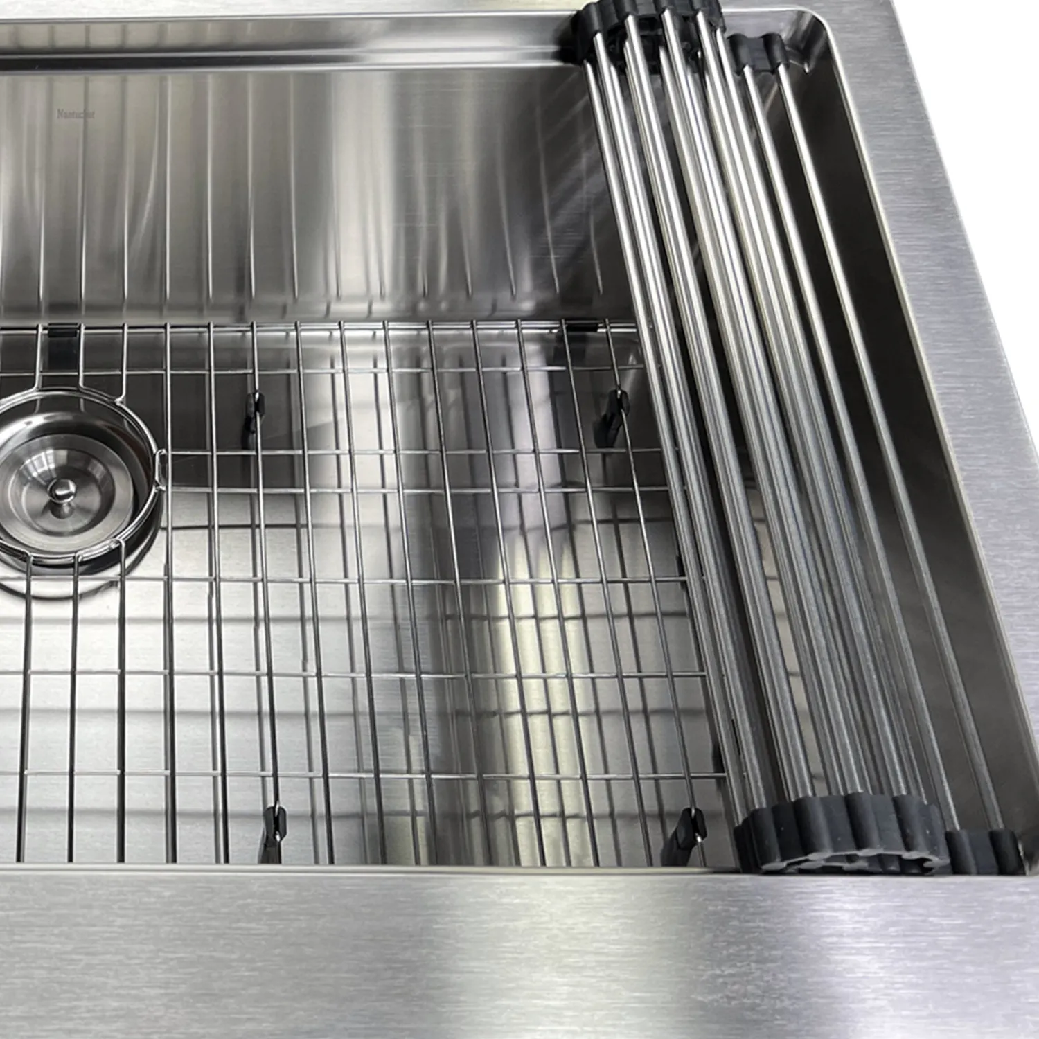 Online 33" Stainless Steel Workstation Farmhouse Kitchen Sink Stainless Steel Sinks|Apron Front / Farmhouse Sinks