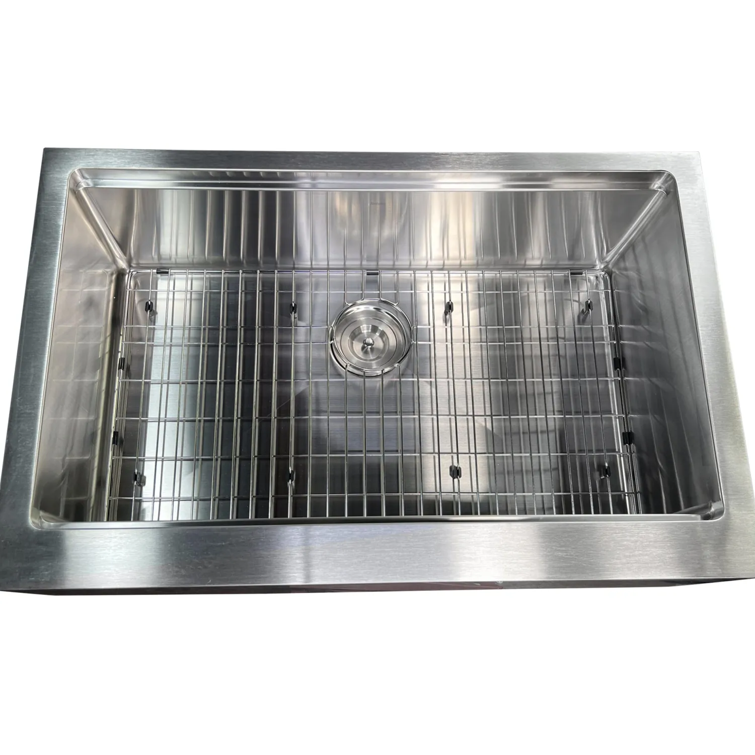 Online 33" Stainless Steel Workstation Farmhouse Kitchen Sink Stainless Steel Sinks|Apron Front / Farmhouse Sinks