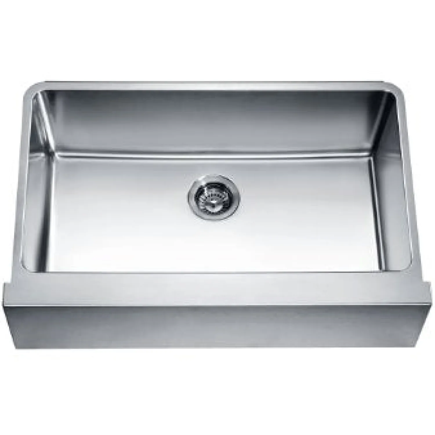 Sale 33" Straight Apron Single Bowl 16 Gauge Stainless Steel Kitchen Sink Stainless Steel Sinks|Single Bowl Sinks