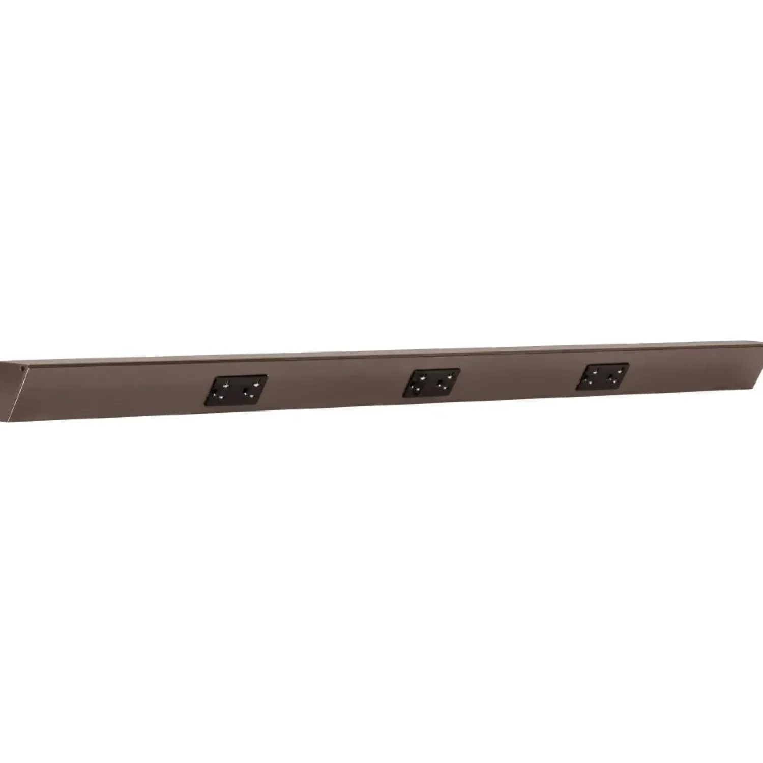 Best Tamper Resistant Angle Under Cabinet Outlet Power Strip | Bronze Finish Power Strips
