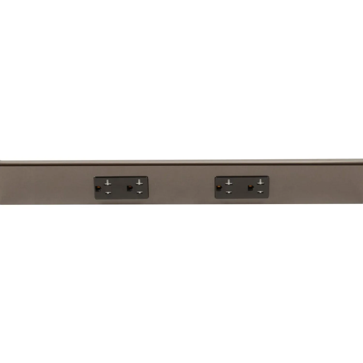 Best Tamper Resistant Angle Under Cabinet Outlet Power Strip | Bronze Finish Power Strips
