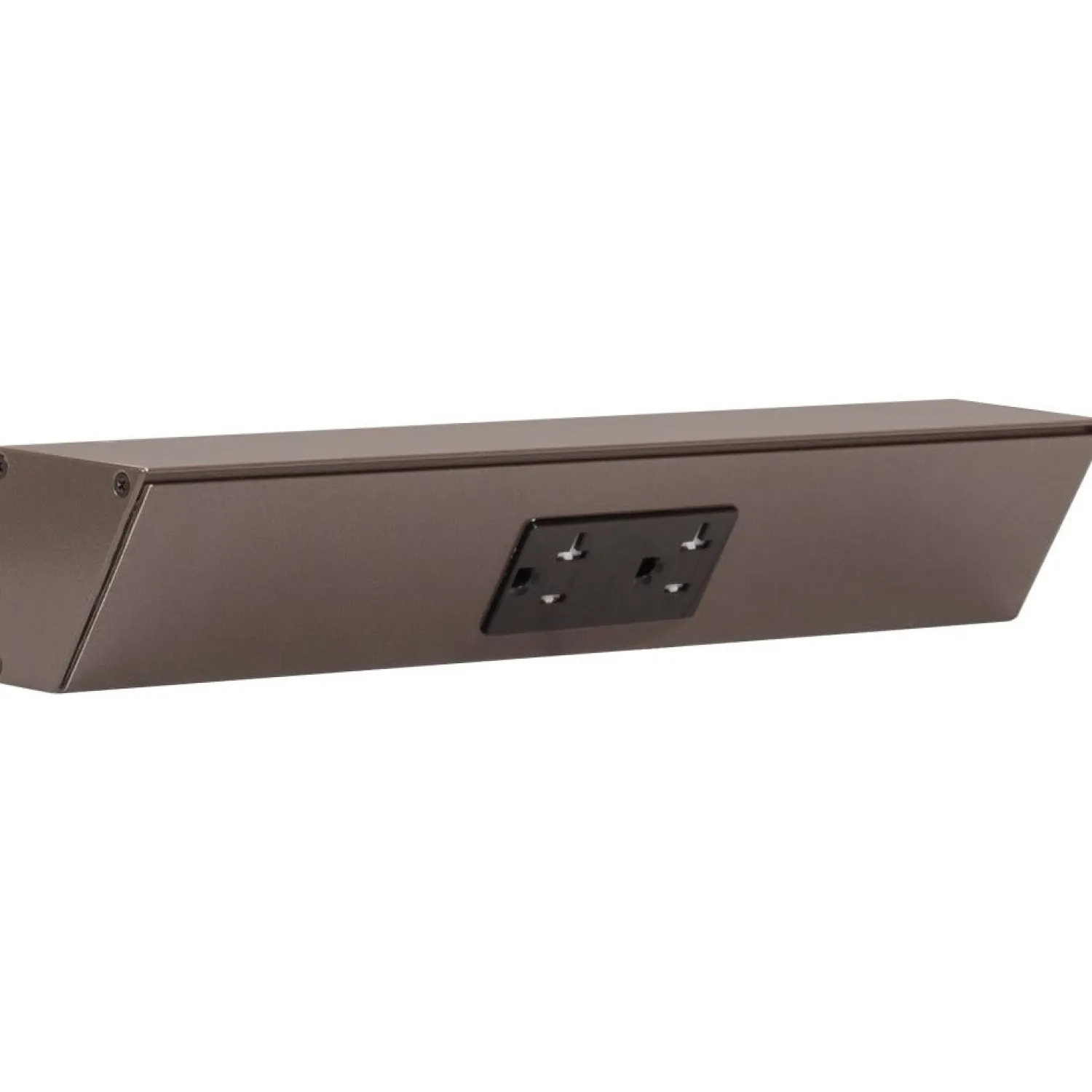 Best Tamper Resistant Angle Under Cabinet Outlet Power Strip | Bronze Finish Power Strips