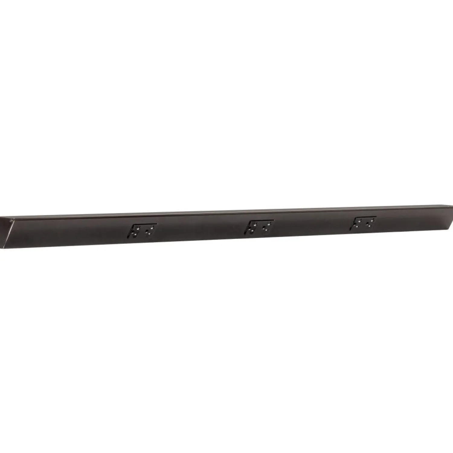 Outlet Tamper Resistant Angle Under Cabinet Outlet Power Strip | Black Finish Power Strips