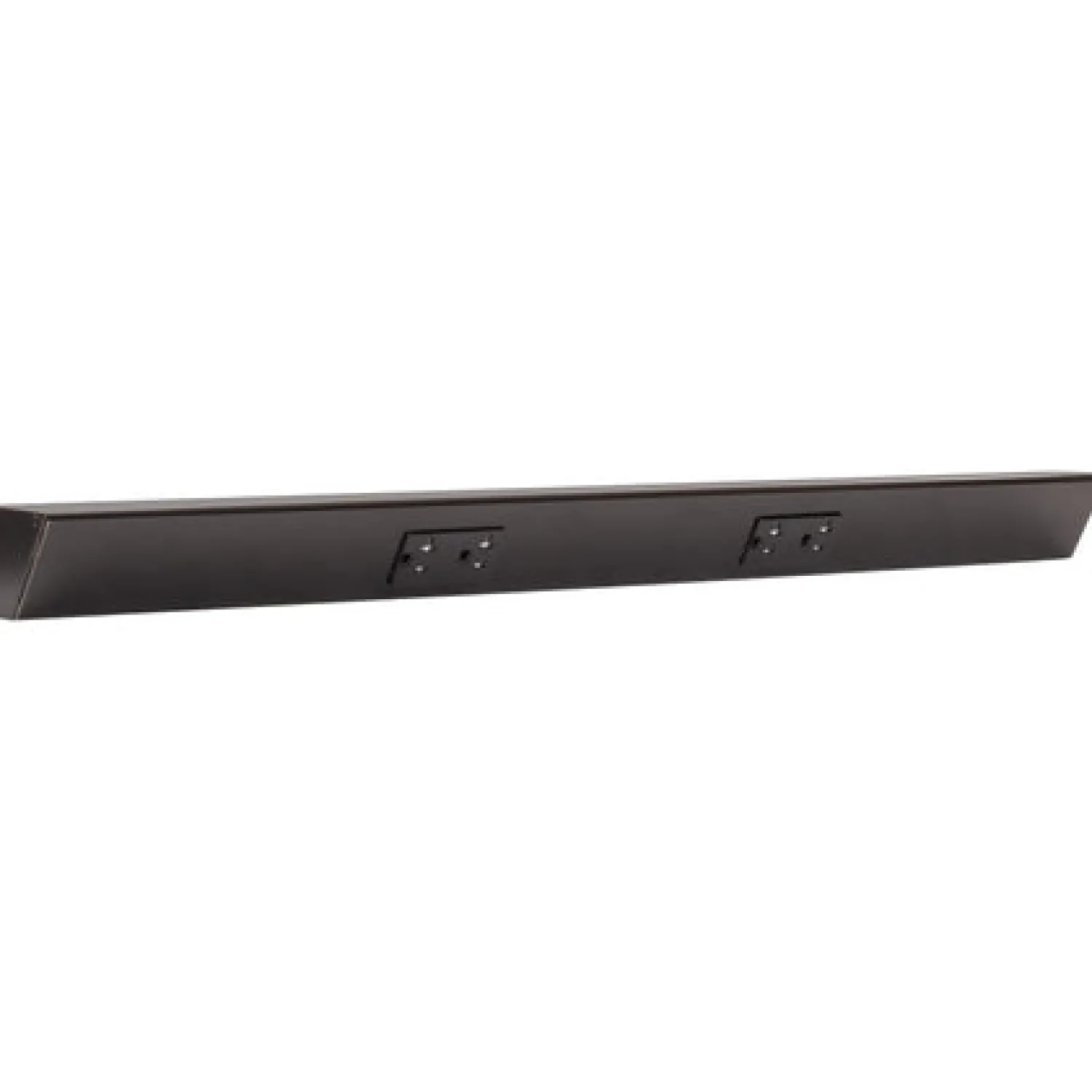 Outlet Tamper Resistant Angle Under Cabinet Outlet Power Strip | Black Finish Power Strips