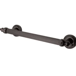 Best Templeton 12" Brass Decorative Grab Bar in Oil Rubbed Bronze Grab Bars