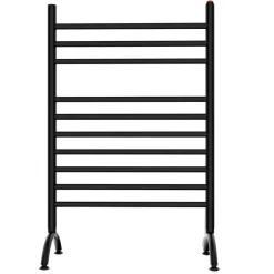 Best Templeton Freestanding Plug-In Towel Warmer in Matte Black Towel Warmers|Towel Warmers