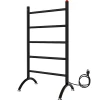 Clearance Templeton Freestanding/Wall Mount Hardwired or Plug-In Towel Warmer in Matte Black Towel Warmers|Towel Warmers