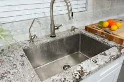 Hot 33" Terra Firma Single Bowl Thick Nickel Plated Undermount Sink Undermount Sinks