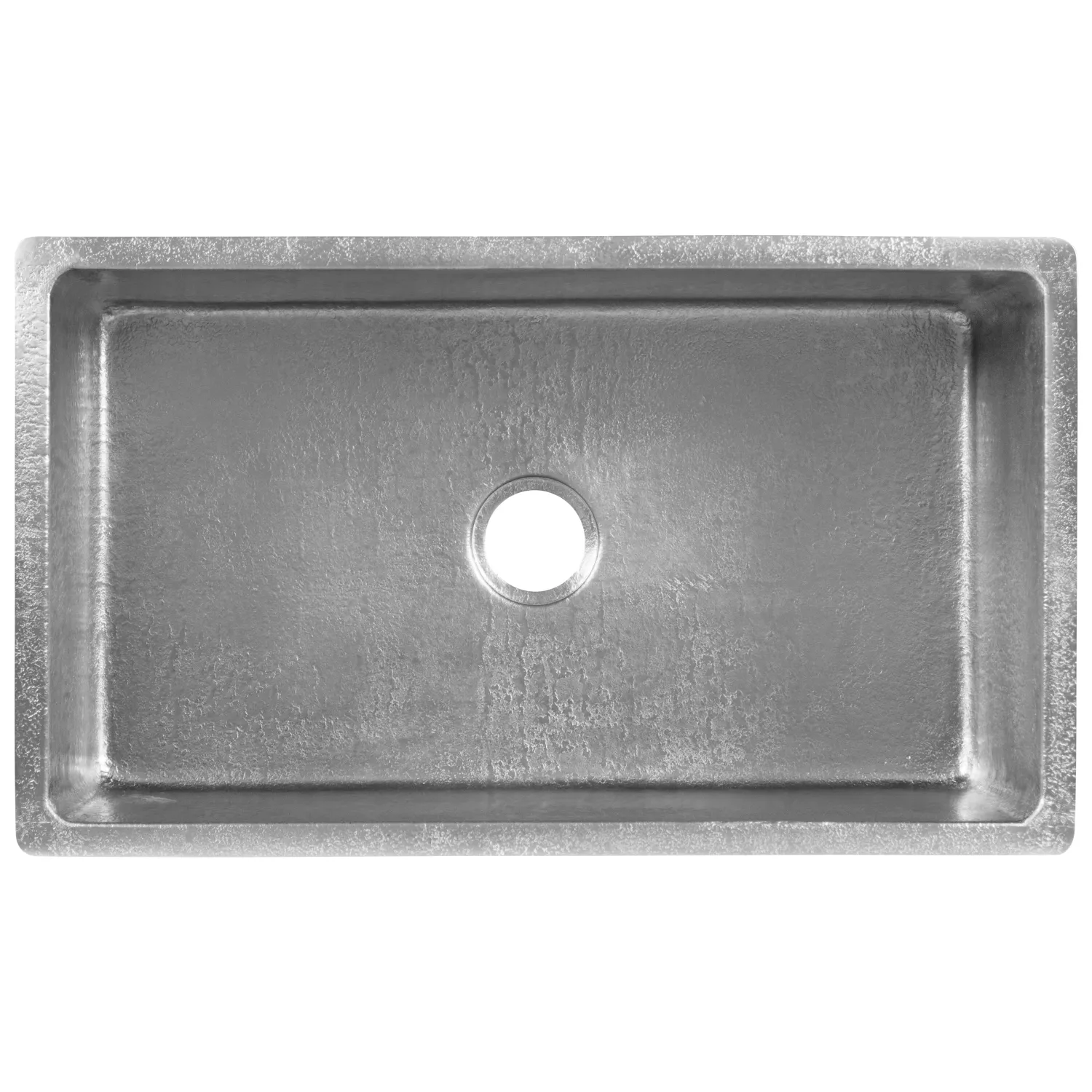 Hot 33" Terra Firma Single Bowl Thick Nickel Plated Undermount Sink Undermount Sinks