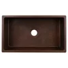 Hot 33" Terra Firma Single Bowl Thick Gauge Copper Undermount Sink Undermount Sinks
