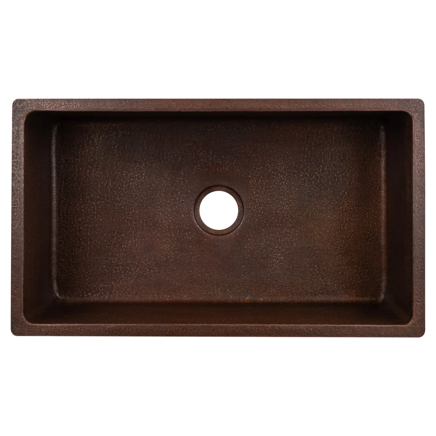Hot 33" Terra Firma Single Bowl Thick Gauge Copper Undermount Sink Undermount Sinks