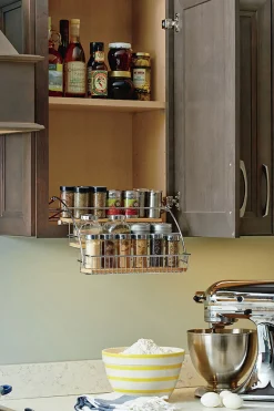 Clearance Three Tier Pull Down Spice Rack Storage & Organization