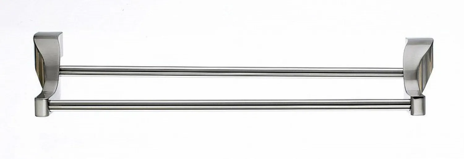Discount Topknobs AQ7BSN 18" Double Towel Bar in Brushed Satin Nickel Top Knobs|Brushed Nickel Hardware