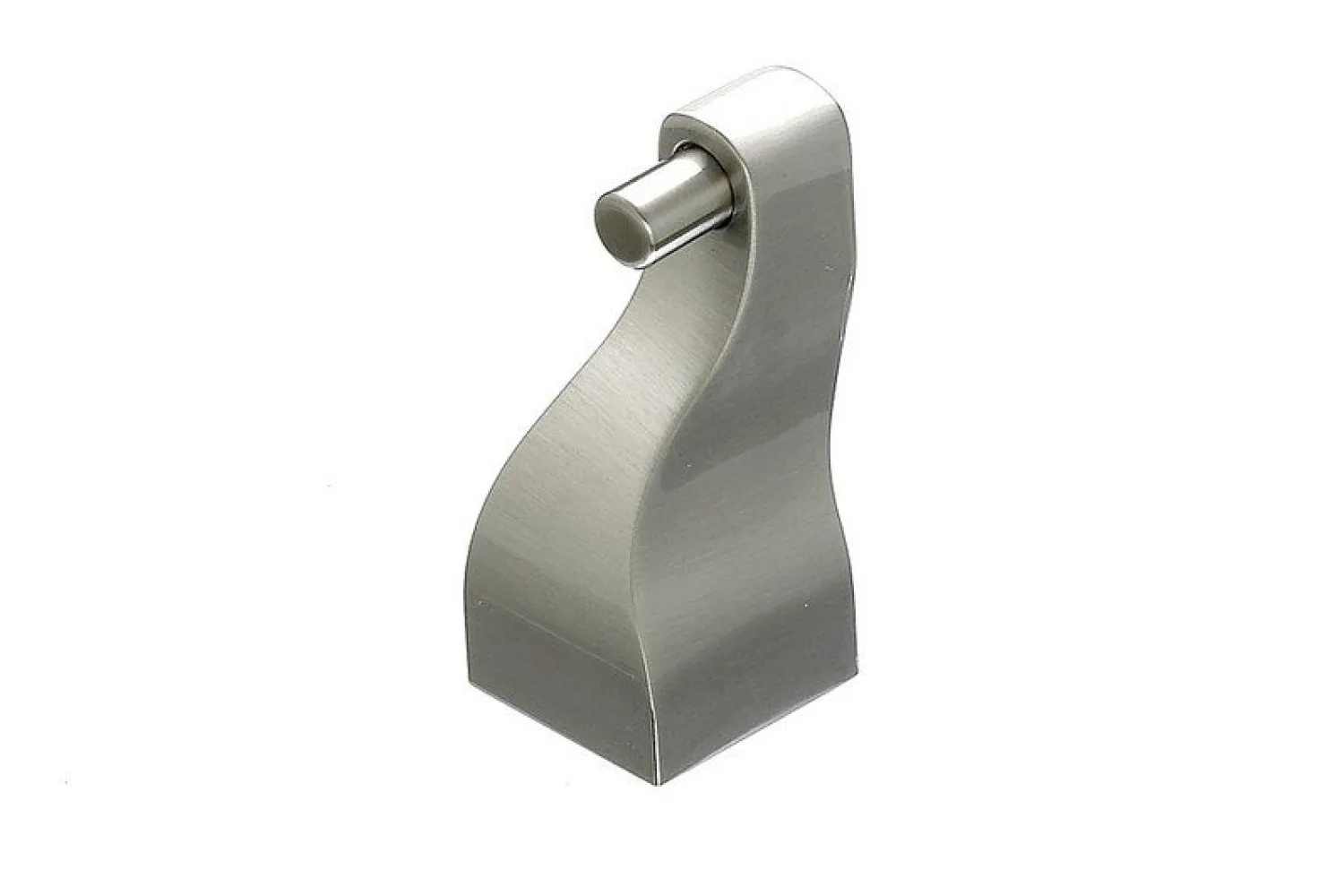 Hot Topknobs AQ1BSN Single Hook in Brushed Satin Nickel Top Knobs|Brushed Nickel Hardware