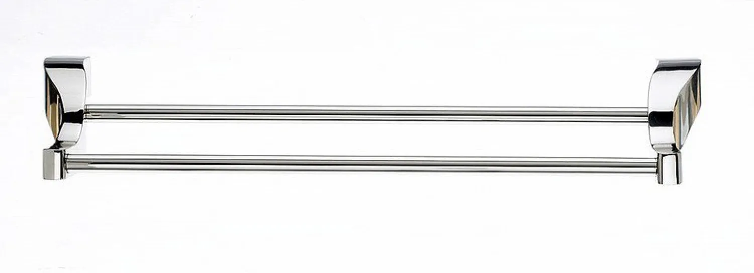 Topknobs AQ7PN 18" Double Towel Bar in Polished Nickel Top Knobs|Towel Bars