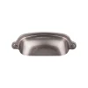 Discount Asbury Charlotte Cup Pull Top Knobs|Brushed Nickel Hardware