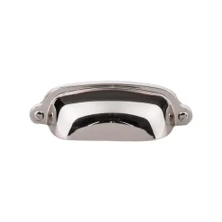 Discount Asbury Charlotte Cup Pull Top Knobs|Brushed Nickel Hardware
