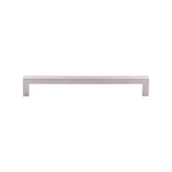 Clearance Asbury Square Bar Pull Top Knobs|Brushed Nickel Hardware