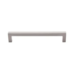 Clearance Asbury Square Bar Pull Top Knobs|Brushed Nickel Hardware