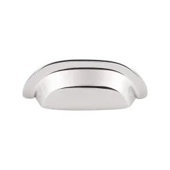 Best Aspen II Cup Pull Top Knobs|Brushed Nickel Hardware