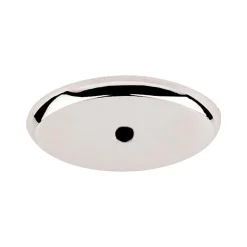 Clearance Aspen II Oval Backplate Top Knobs|Brushed Nickel Hardware