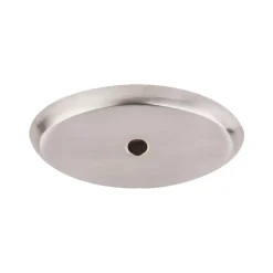 Clearance Aspen II Oval Backplate Top Knobs|Brushed Nickel Hardware